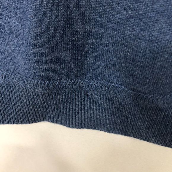 John W. Nordstrom Men 100% Cashmere Sweater Top Size Medium Blue B197 -8 - Picture 4 of 12